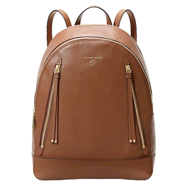 Michael Kors Handbags - Michael Kors Brooklyn  Pebbled Leather Backpack
